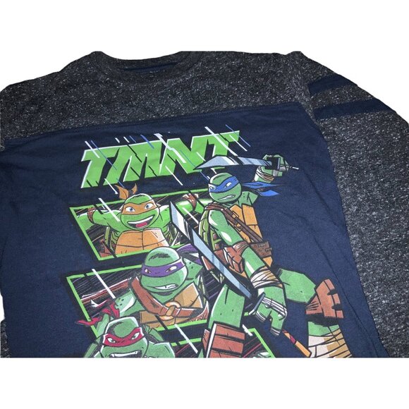 Teenage Mutant Ninja Turtle Long Sleeve Graphic Shirt size M (8) - Picture 4 of 5